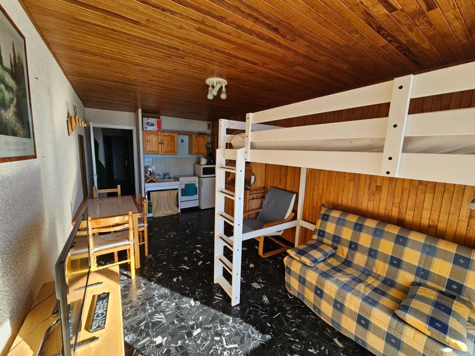 Studio Carina, Terrasse Sud, Reduction Materiel Ski Apartment Шамрус Екстериор снимка